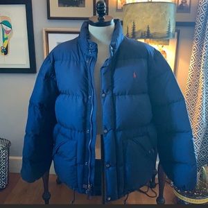 Blue Men’s Ralph Lauren Polo Puffer Jacket size XXL